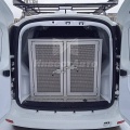 Кинологическая служба на базе фургона Lada Largus с металлическими клетками для трёх собак
